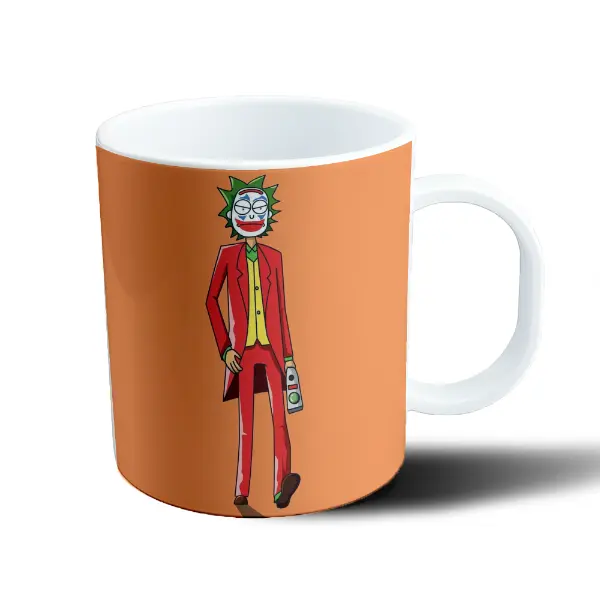 Taza de Plástico Rick and Morty Joker Traje Rojo