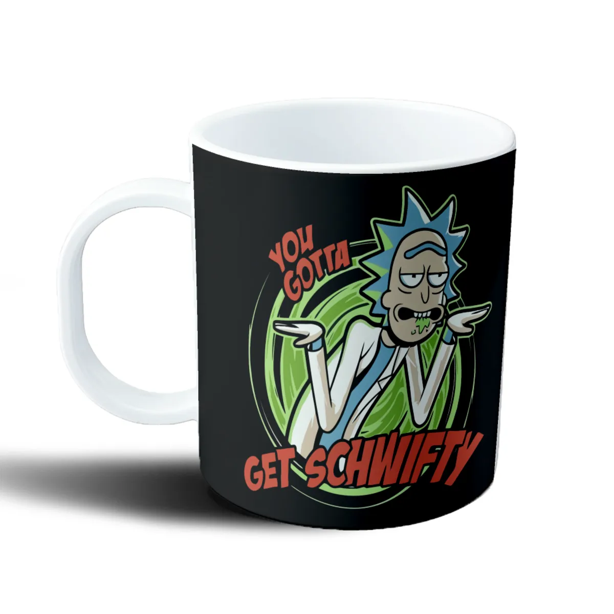 Taza de Plástico Rick and Morty Rick You Gotta Get Schwifty - vista 2