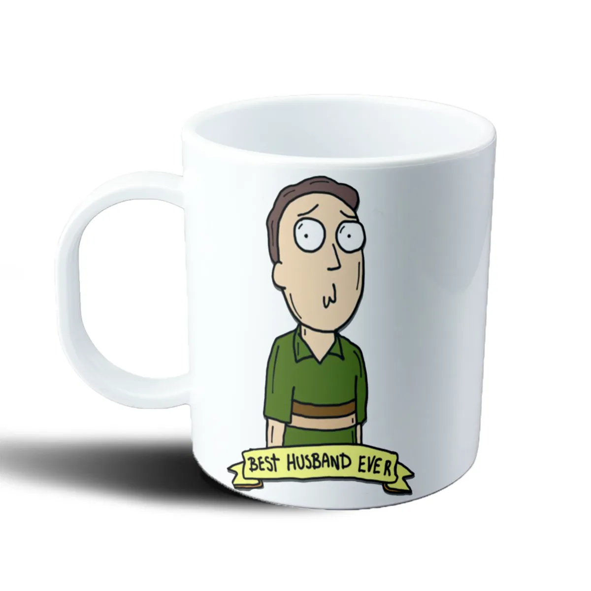 Taza de Plástico Rick and Morty Jerry Best Husband Ever - vista 2