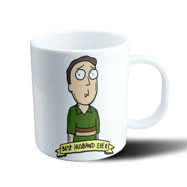 Taza de Plástico Rick and Morty Jerry Best Husband Ever