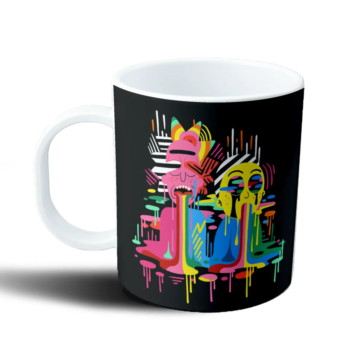 Taza de Plástico Rick and Morty Psicodélicos Derretidos - vista 2