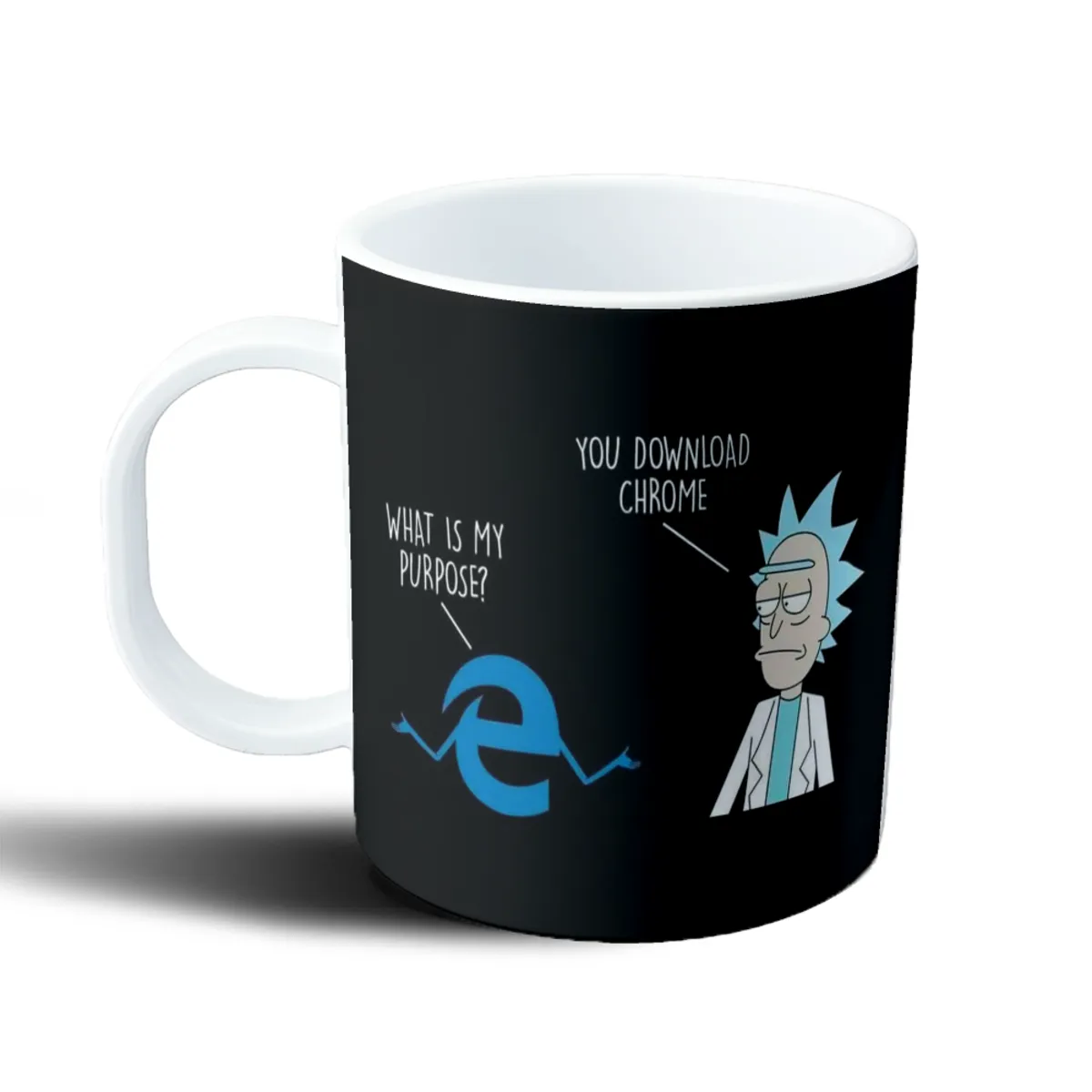 Taza de Plástico Rick and Morty Rick Edge Chrome - vista 2