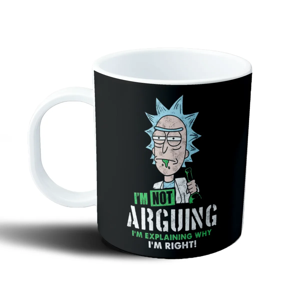 Taza de Plástico Rick and Morty Rick I'm Not Arguing - vista 2