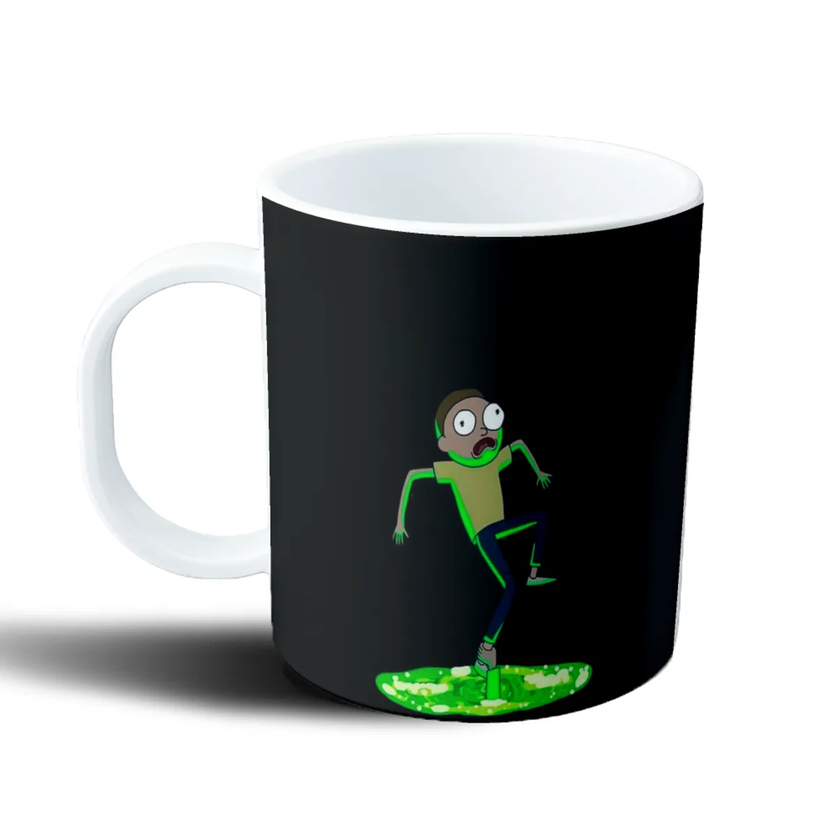 Taza de Plástico Rick and Morty Rick con Portal Verde - vista 2