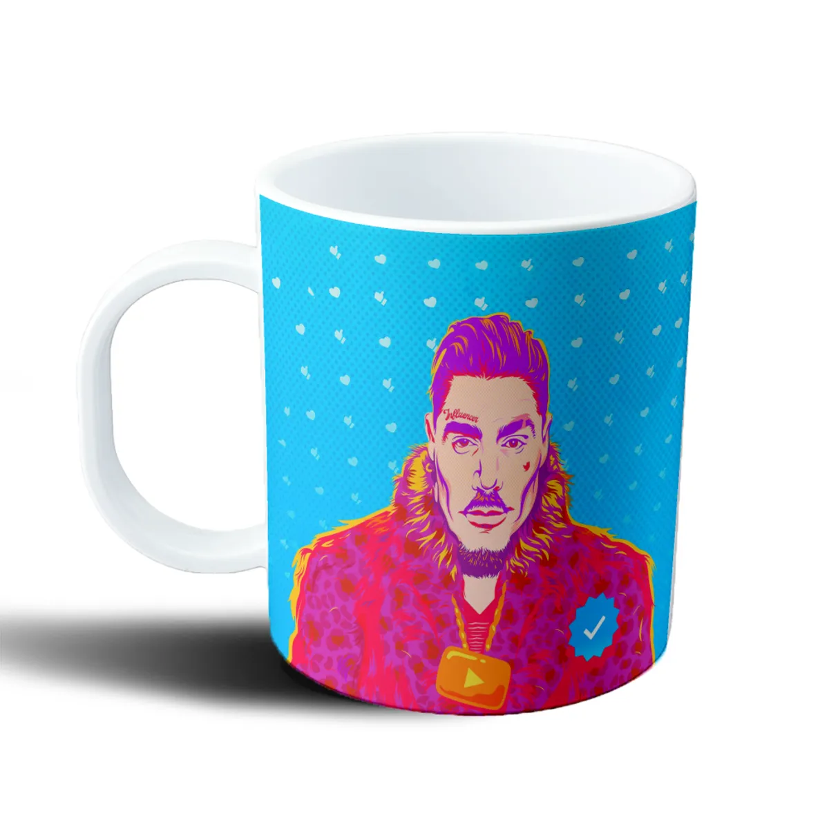 Taza de Plástico Ricky Fort Influencer - vista 2