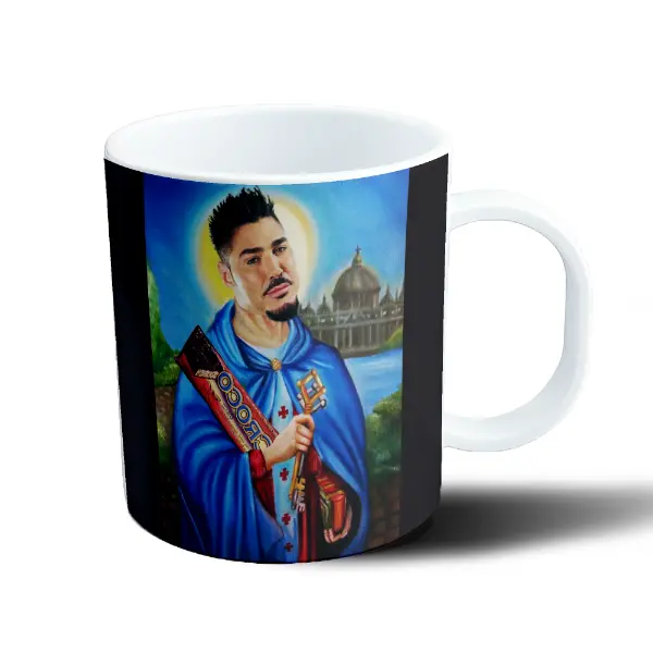 Taza de Plástico Ricky Fort Santo con Rocco