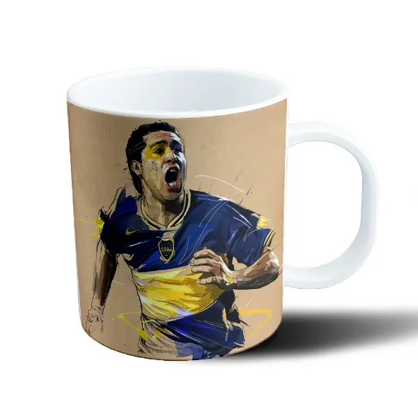 Taza de Plástico Riquelme Boca Juniors Festejo