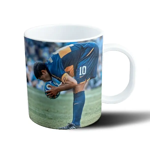 Taza de Plástico Riquelme Boca Besando la Pelota