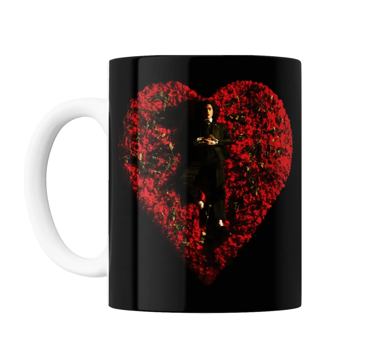 Taza de Cerámica Conan Gray Corazón de Rosas - vista 2
