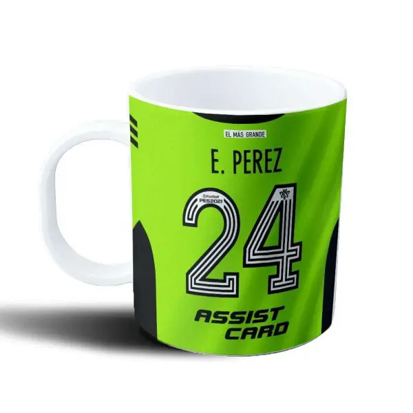 Taza de Plástico River Plate Enzo Pérez PES2021 Assist Card