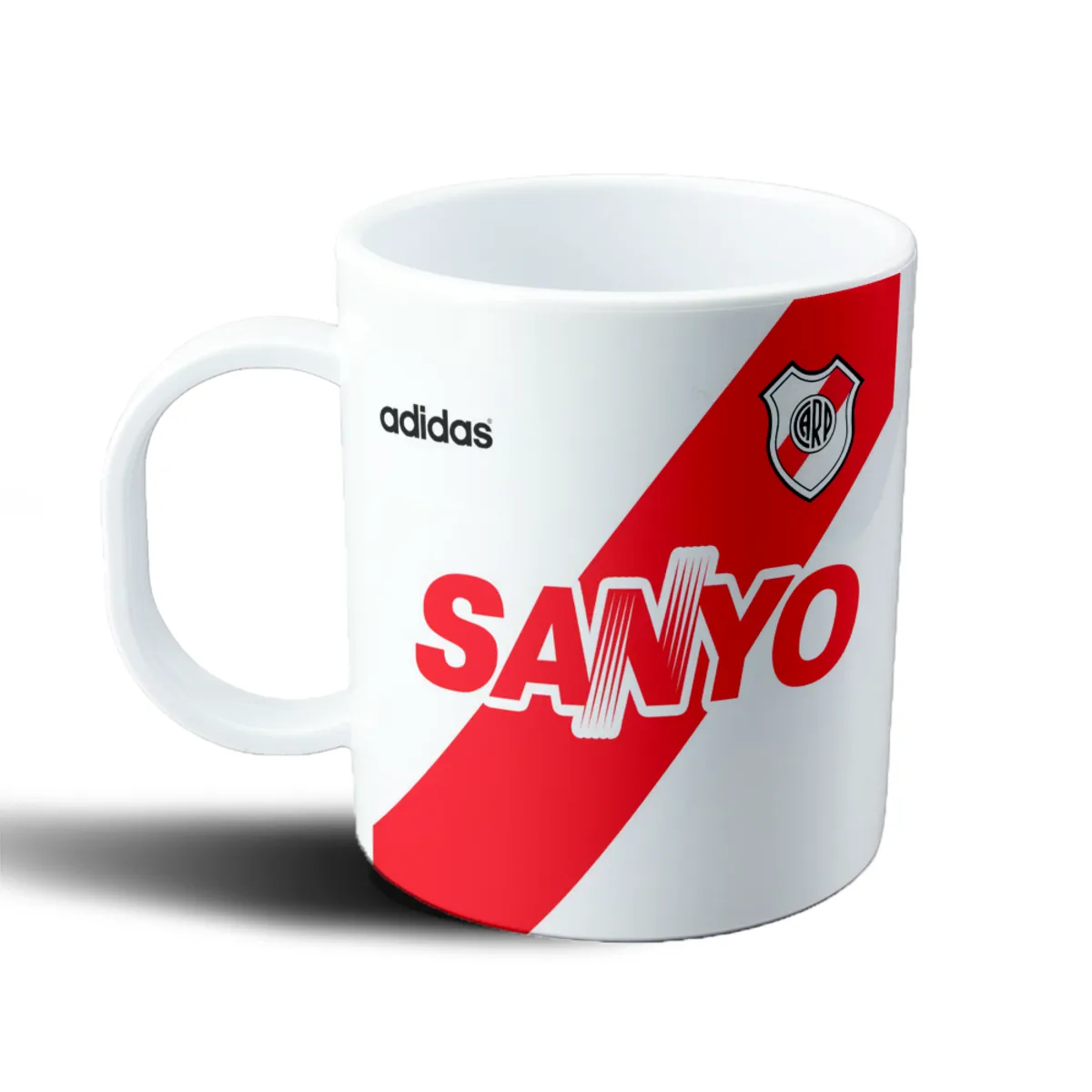 Taza de Plástico River Plate Camiseta Retro Sanyo - vista 2