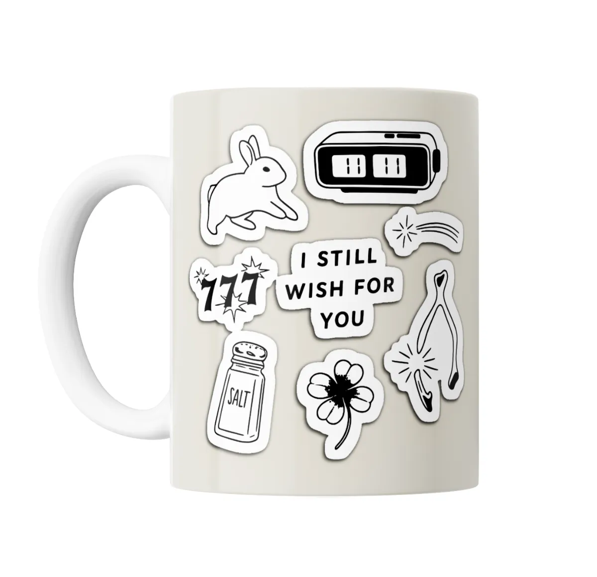 Taza de Cerámica Conan Gray Deseos 11:11 y 777 - vista 2