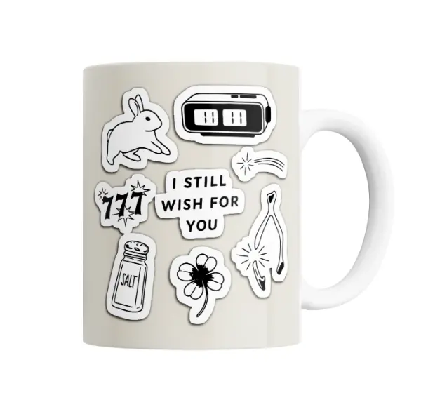 Taza de Cerámica Conan Gray Deseos 11:11 y 777
