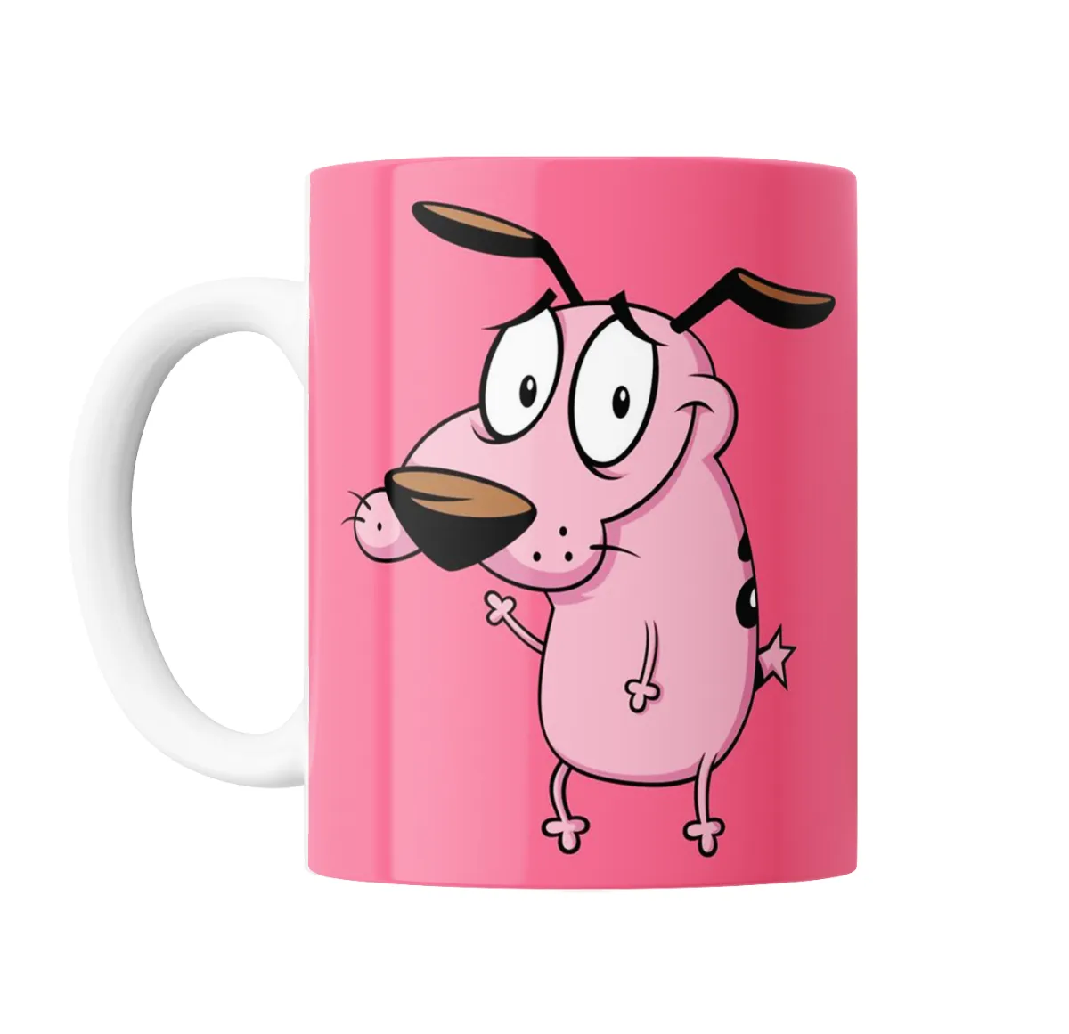 Taza de Cerámica Coraje El Perro Cobarde - vista 2
