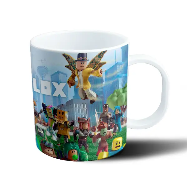 Taza de Plástico Roblox Personajes Ciudad y Música