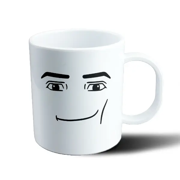 Taza de Plástico Roblox Man Face