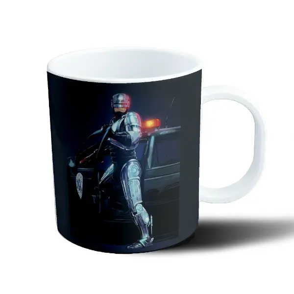 Taza de Plástico Robocop Policía de Detroit