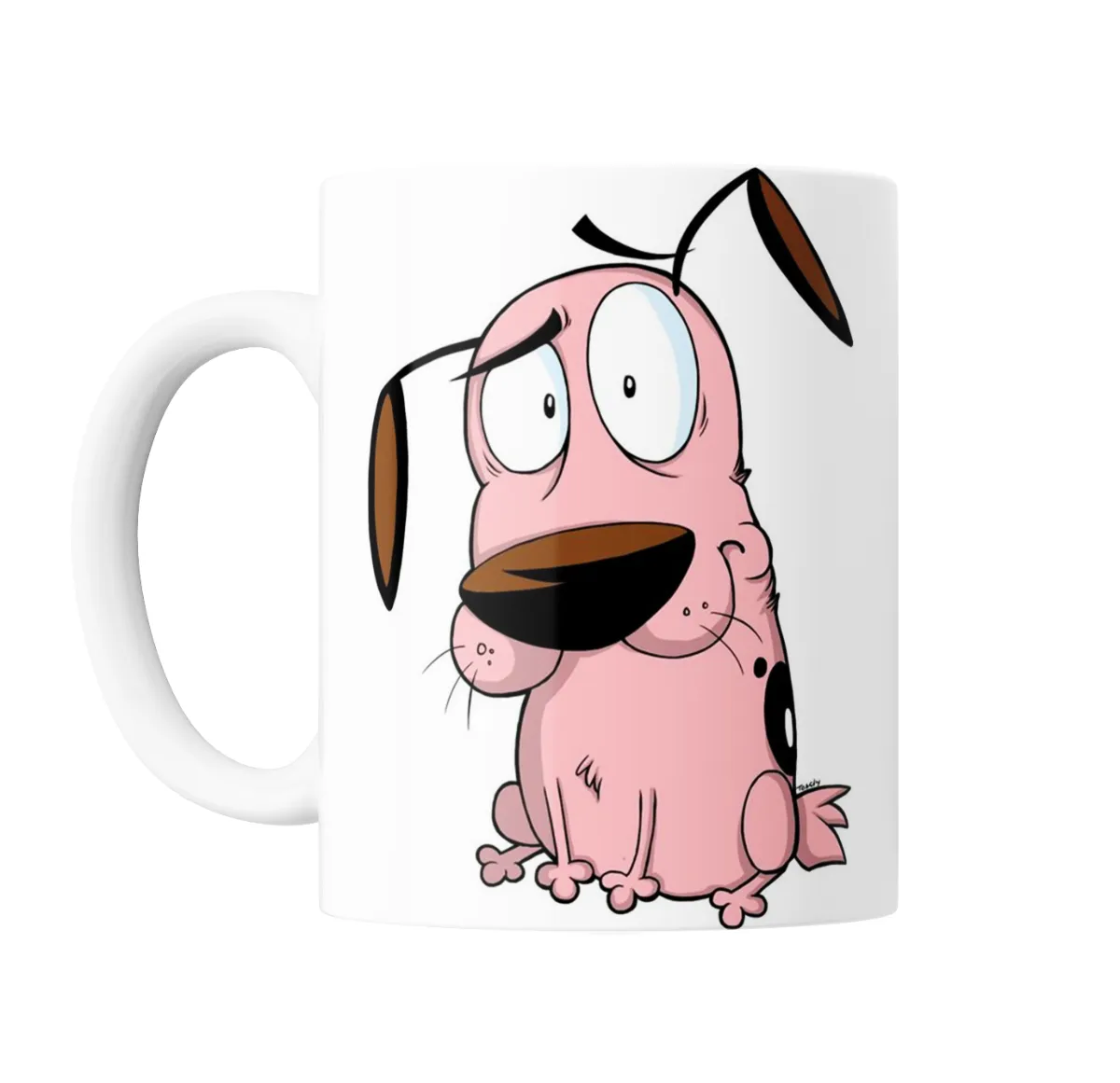 Taza de Cerámica Coraje el Perro Cobarde - vista 2