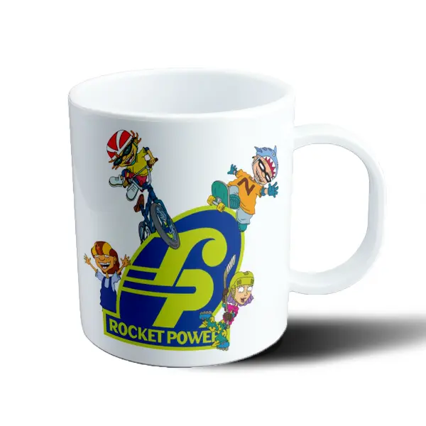 Taza de Plástico Rocket Power Logo y Personajes