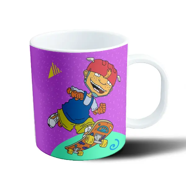 Taza de Plástico Rocket Power Otto en Skate
