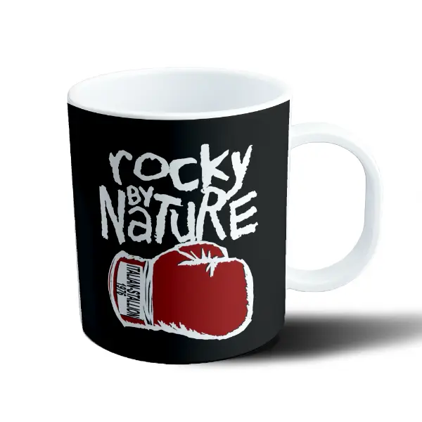 Taza de Plástico Rocky Balboa Rocky by Nature Guante Italian Stallion