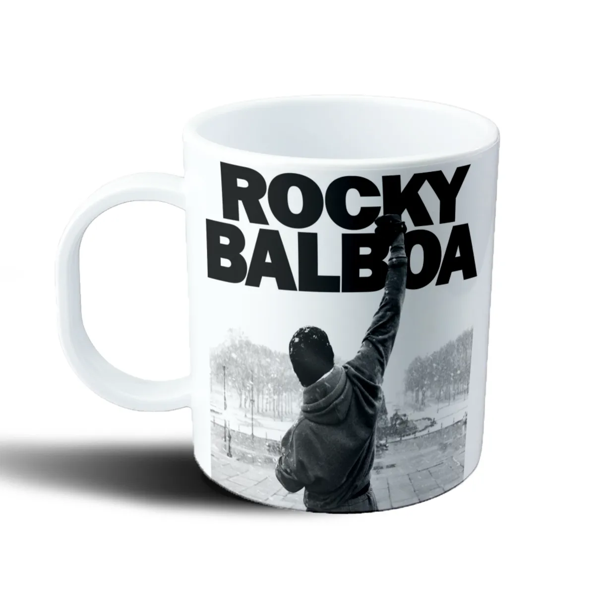 Taza de Plástico Rocky Balboa Puño en Alto - vista 2