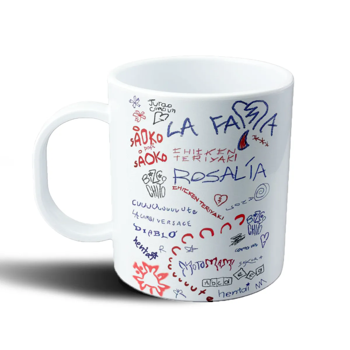 Taza de Plástico Rosalía Motomami Saoko La Fama - vista 2