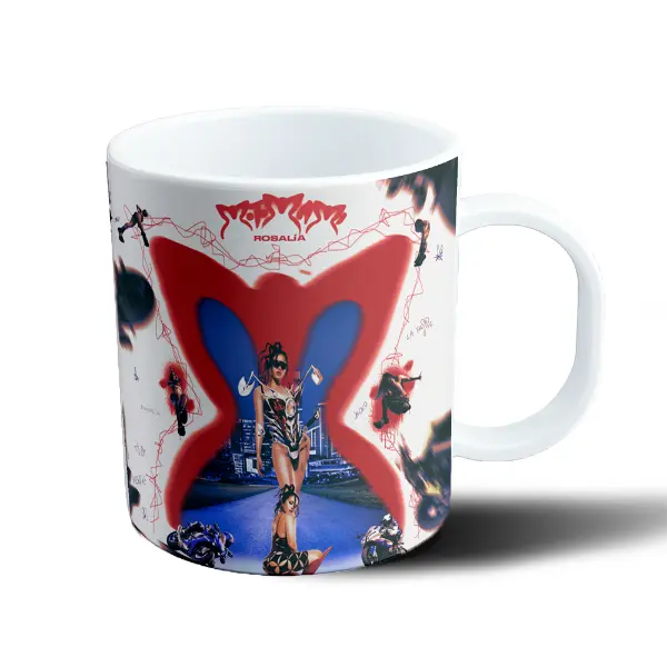 Taza de Plástico Rosalía MOTOMAMI Mariposa Motos
