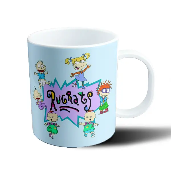 Taza de Plástico Rugrats Bebés y Angelica