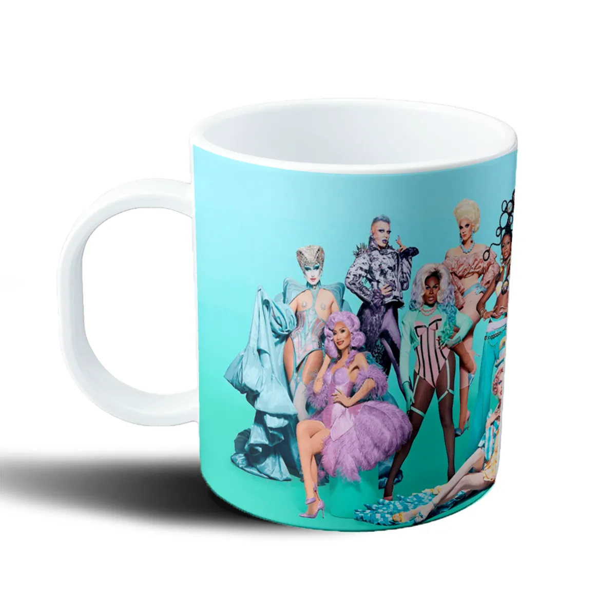 Taza de Plástico Ru Paul Drag Race Elenco de Reinas - vista 2