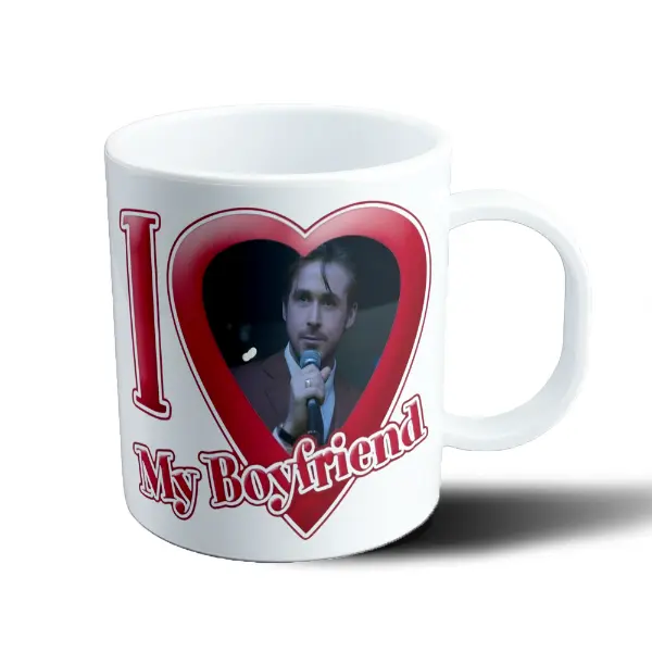Taza de Plástico Ryan Gosling I Love My Boyfriend
