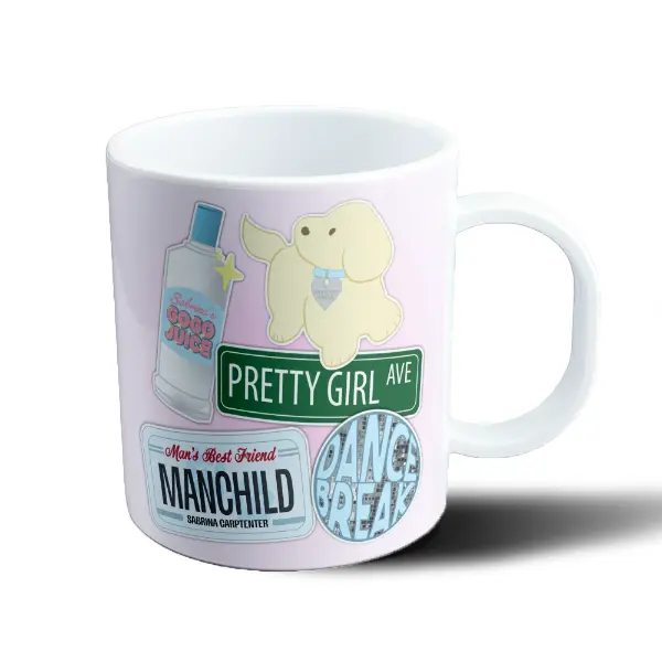 Taza de Plástico Sabrina Carpenter Manchild Pretty Girl Ave