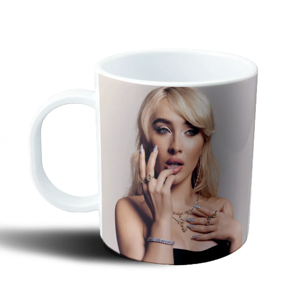 Taza de Plástico Sabrina Carpenter Retrato - vista 2