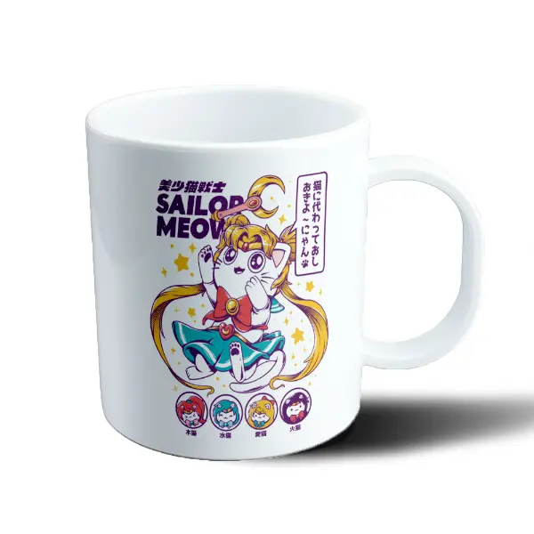 Taza de Plástico Sailor Moon Sailor Meow