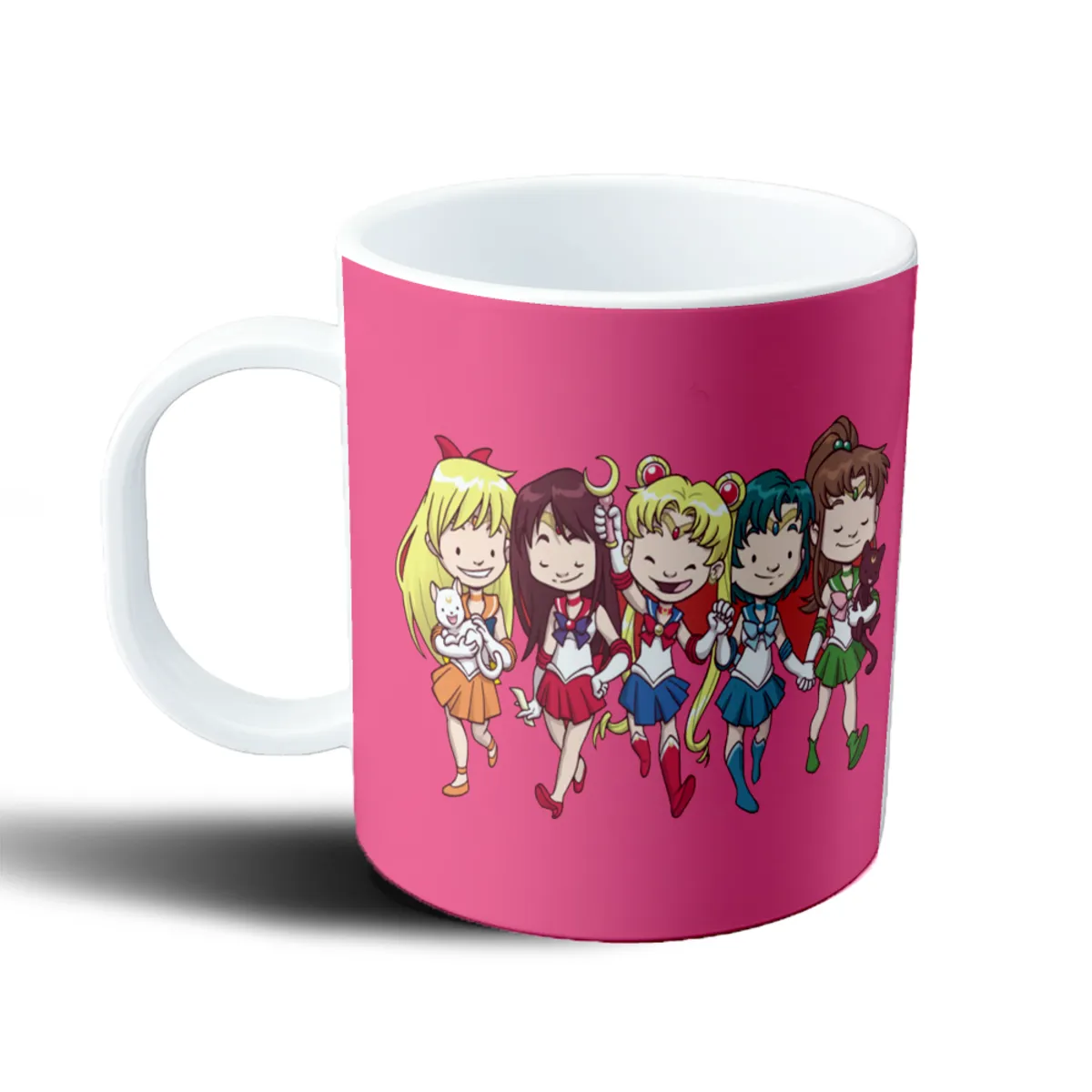 Taza de Plástico Sailor Moon Chibi Sailor Scouts - vista 2
