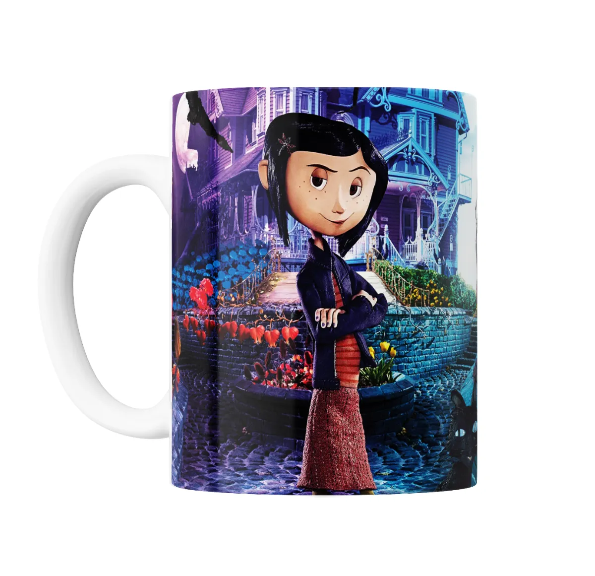 Taza de Cerámica Coraline Película Casa Azul - vista 2