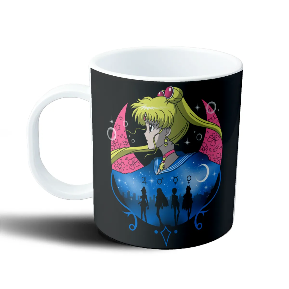 Taza de Plástico Sailor Moon Usagi y las Sailor Scouts - vista 2
