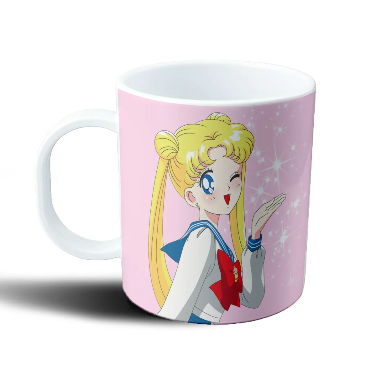 Taza de Plástico Sailor Moon Usagi Guiño - vista 2