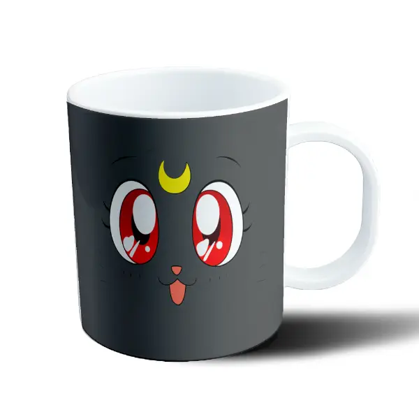 Taza de Plástico Sailor Moon Luna Cara