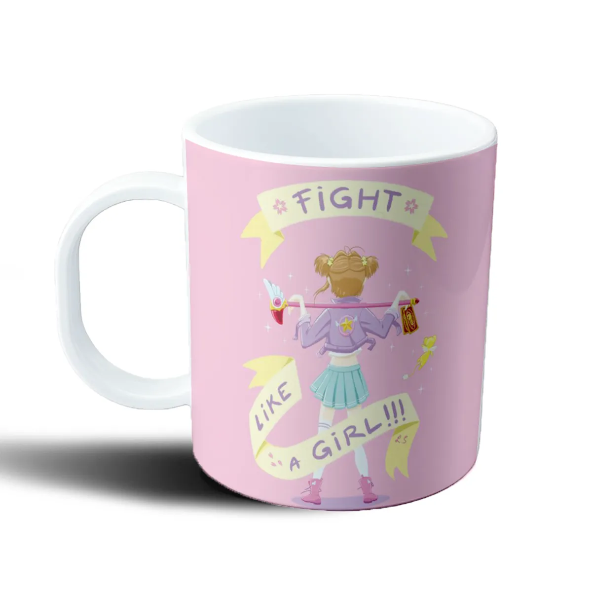 Taza de Plástico Sakura Card Captor Fight Like a Girl - vista 2