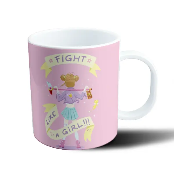 Taza de Plástico Sakura Card Captor Fight Like a Girl