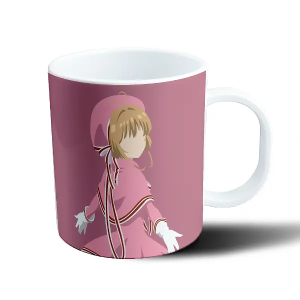 Taza de Plástico Sakura Card Captor Sakura con Vestido Rosa