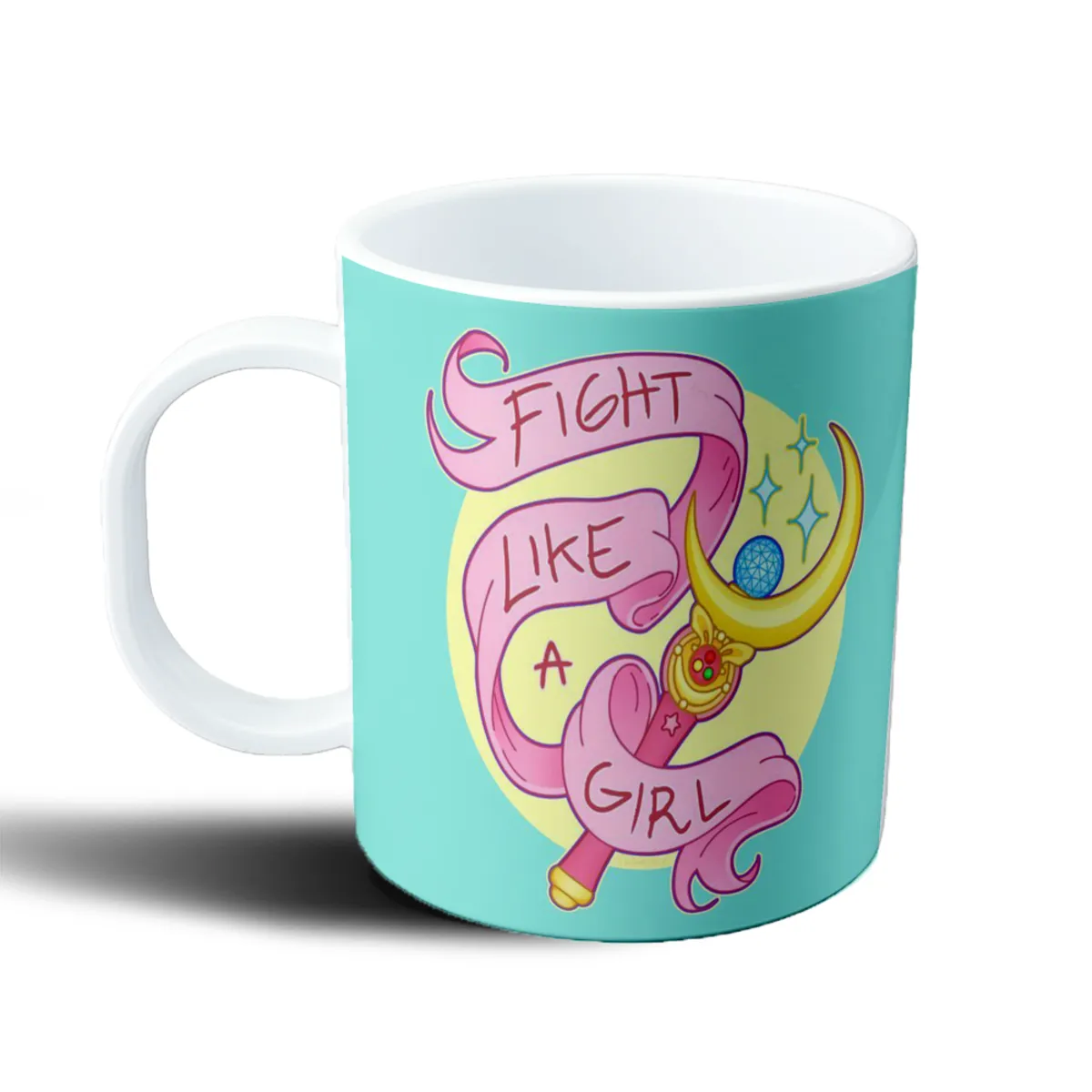 Taza de Plástico Sailor Moon Fight Like a Girl Varita - vista 2