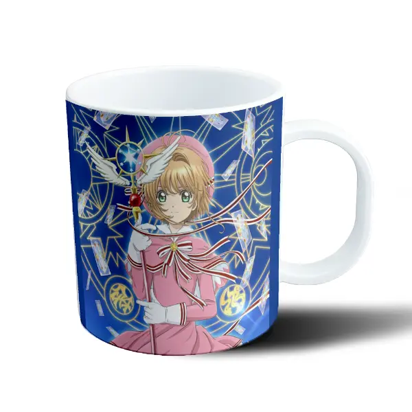 Taza de Plástico Sakura Card Captor Sakura con Báculo