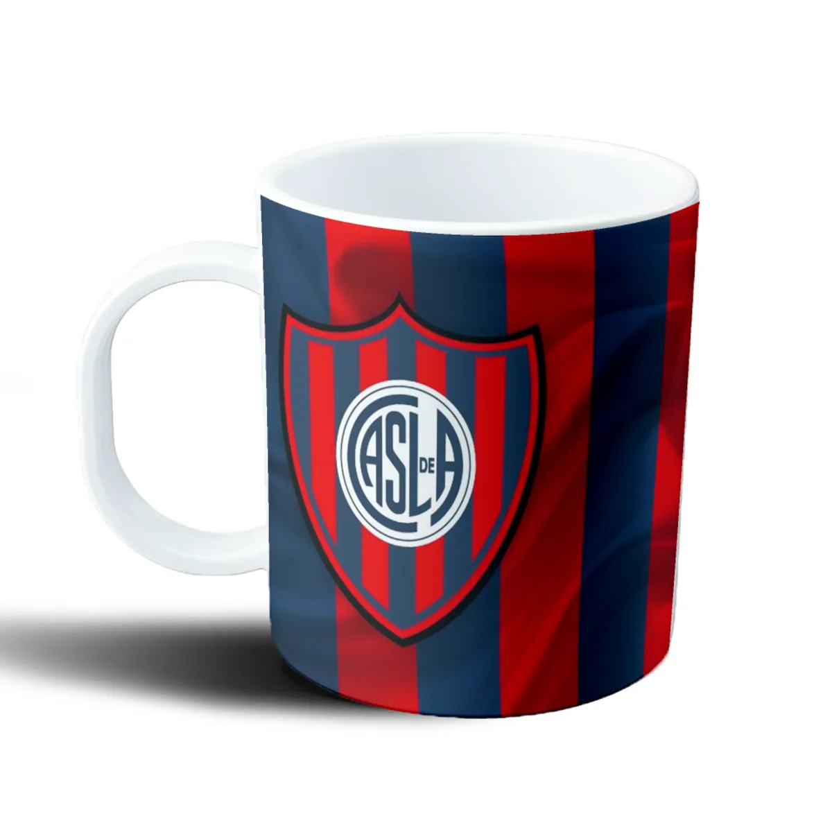 Taza de Plástico San Lorenzo Escudo a Rayas - vista 2