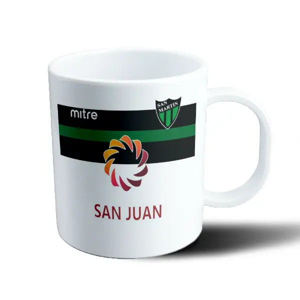 Taza de Plástico San Martín de San Juan Camiseta Rayada San Juan
