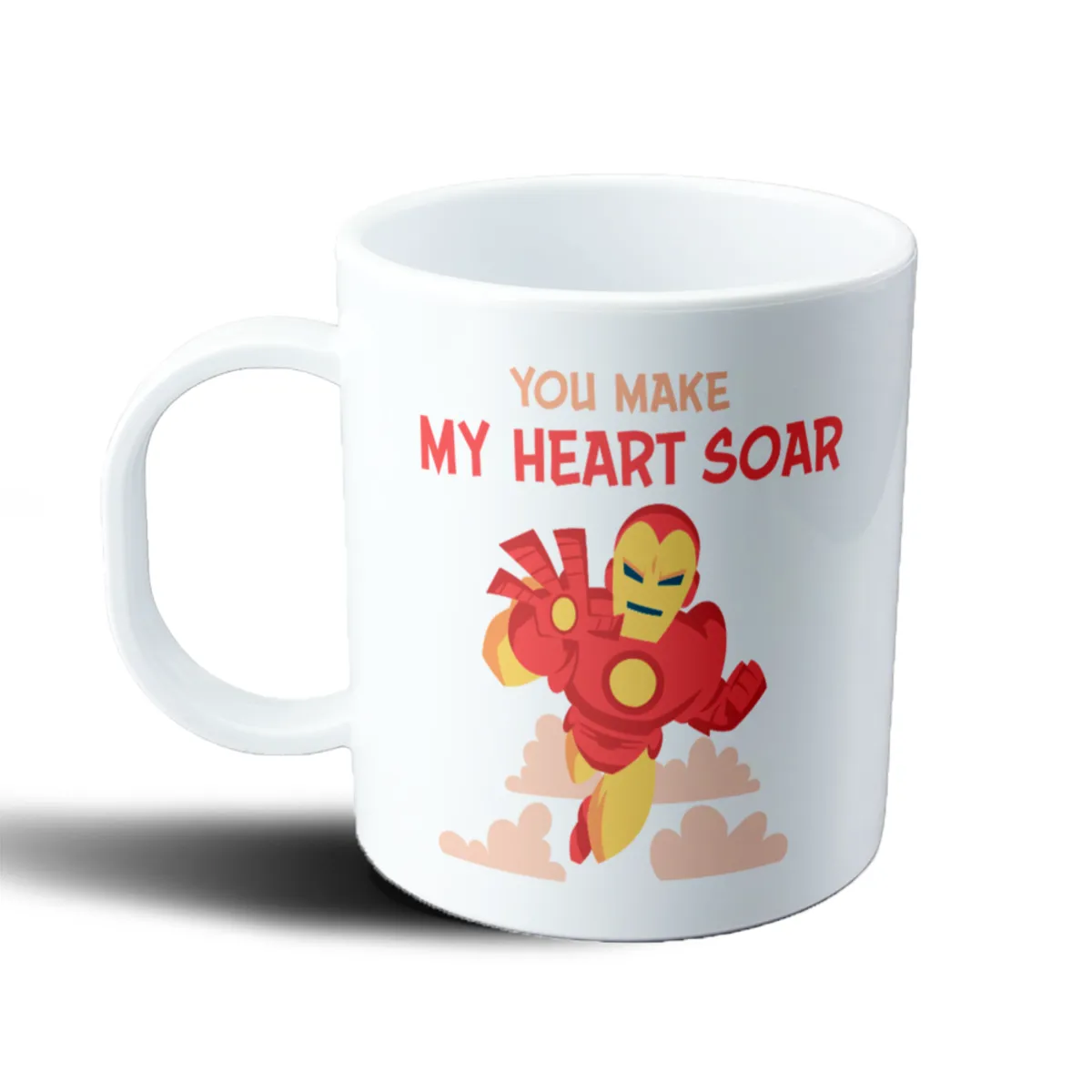 Taza de Plástico Iron Man You Make My Heart Soar - vista 2
