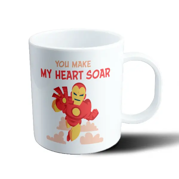Taza de Plástico Iron Man You Make My Heart Soar