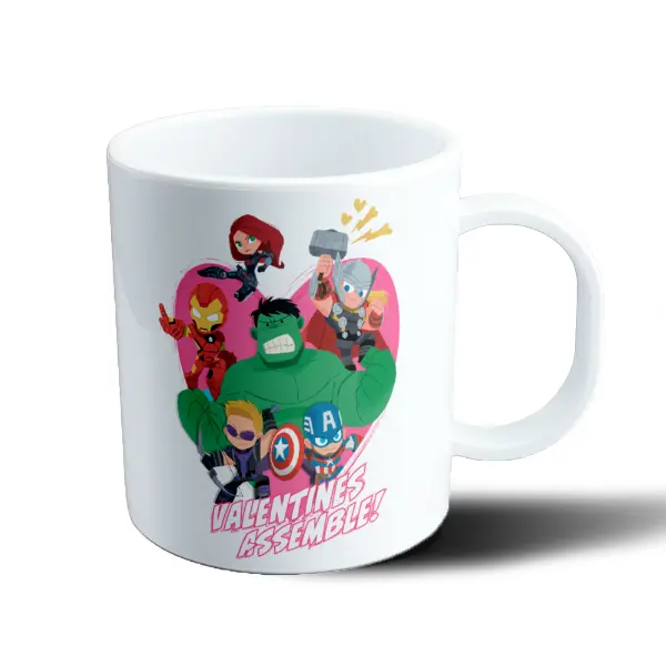 Taza de Plástico Avengers Valentines Assemble Chibi