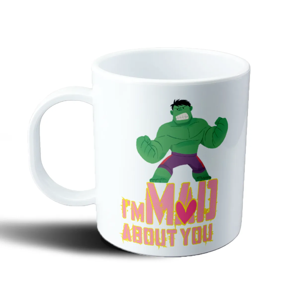 Taza de Plástico Hulk I'm Mad About You San Valentín - vista 2